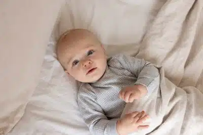 Feetje - Pyjama wafel - Grijs melange 56