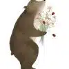 Getekend door Zusje A6 - Beer met Bloemen