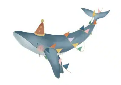 Getekend door Zusje A6 - Blije Vinvis