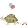 Getekend door Zusje A6 - Schildpad met ballonnen