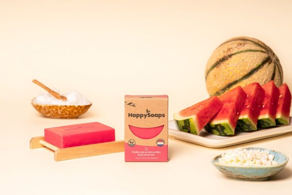 Happy Soaps - Body Wash Bar - You're One in a Melon