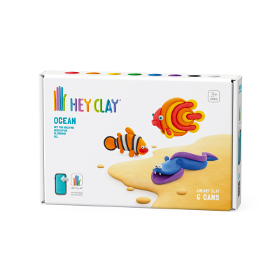 Hey Clay - Ocean - Clownfish, Discus Fish, Eel