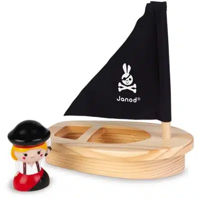 Janod - Badspeelgoed - Kapitein Melo & boot