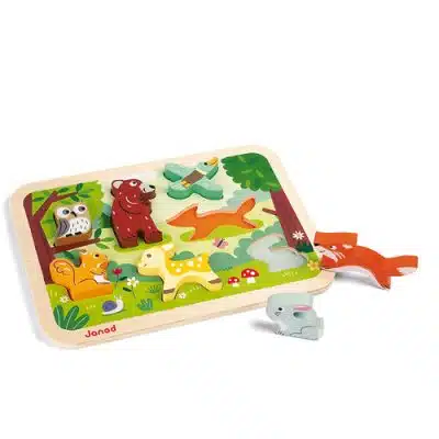 Janod Chunky Puzzel - Bosdieren