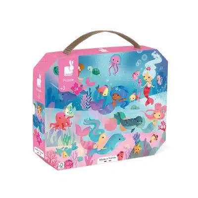 Janod - Puzzelkoffer Zeemeerminnen