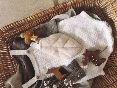 Kruimel & Krent - Speendoekje 100% wol - Blad