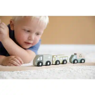 Little Dutch - Houten Voertuigenset FSC 9-delig