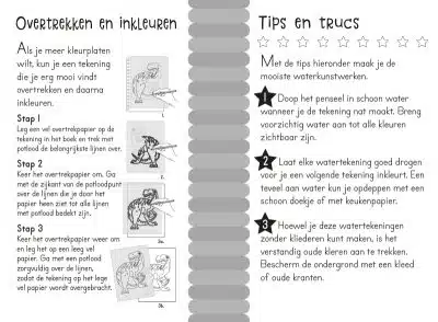 Magisch waterkleurboek - Dino's