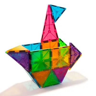 Magna-Tiles - Clear Colors 32 Piece Set