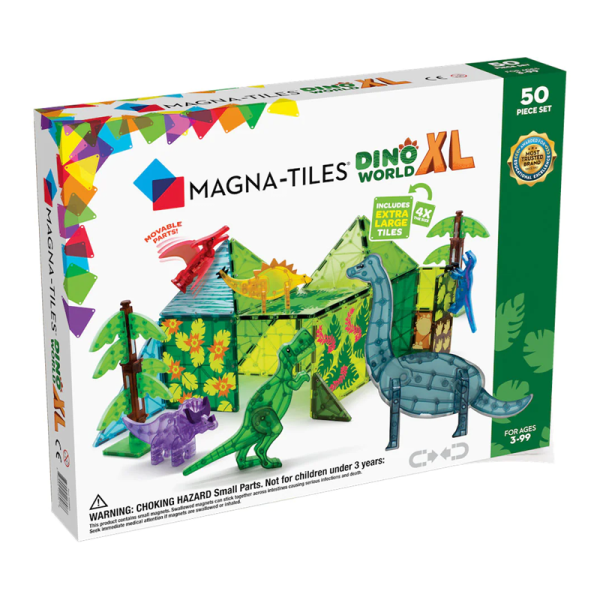 Magna-Tiles - Dino world XL - 50 piece set