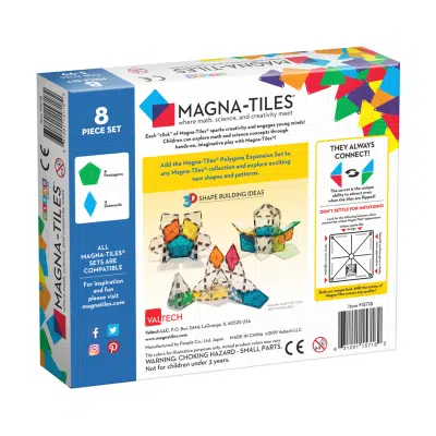 Magna-Tiles - Polygons 8 Piece Expansion Set