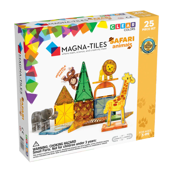 Magna-Tiles - Safari animals - 25-Piece Set