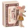 Maileg - Little Sister mouse in matchbox