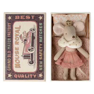Maileg - Princess Mouse - Little Sister in Matchbox