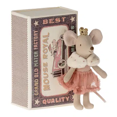 Maileg - Princess Mouse - Little Sister in Matchbox