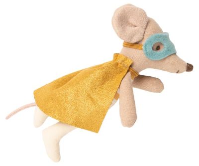 Maileg - Superhero Mouse in Suitcase