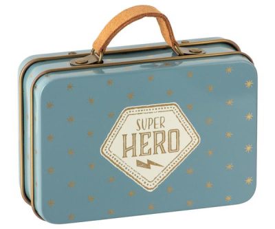 Maileg - Superhero Mouse in Suitcase