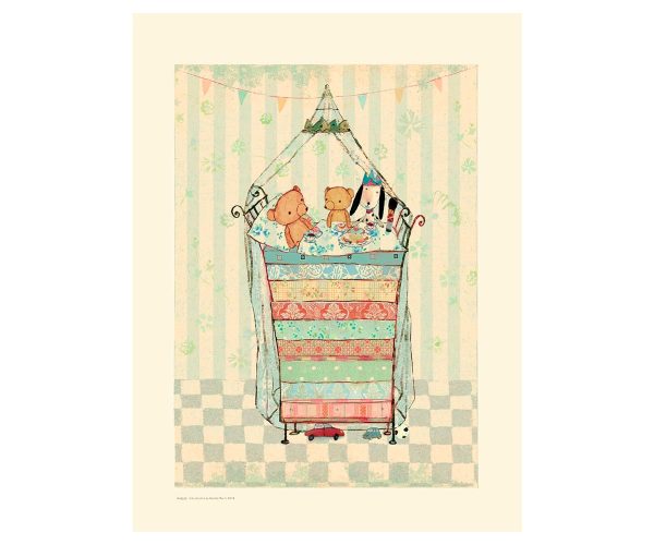 Maileg Teddy And The Pea, Single Card