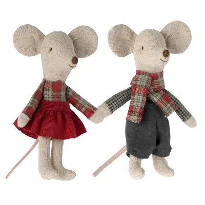Maileg - Winter Mice Twins - Little brother and sister