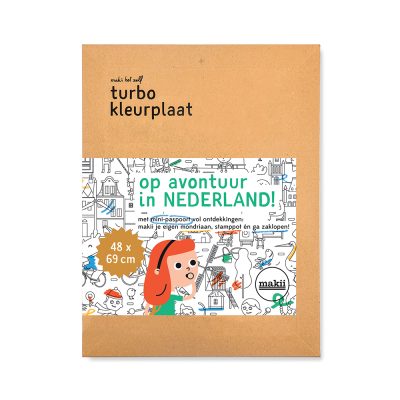 Makii - Turbo Kleurplaat - Nederland