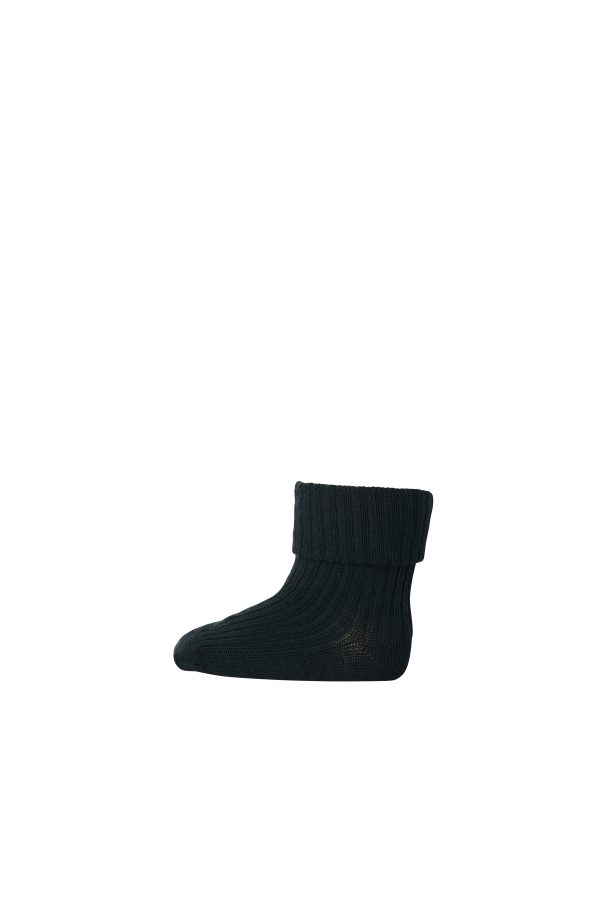 MP cotton rib - baby sok - deep forest 15-16