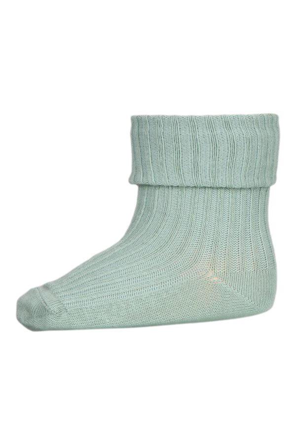MP cotton rib - baby sok - granite green - mt 19-21