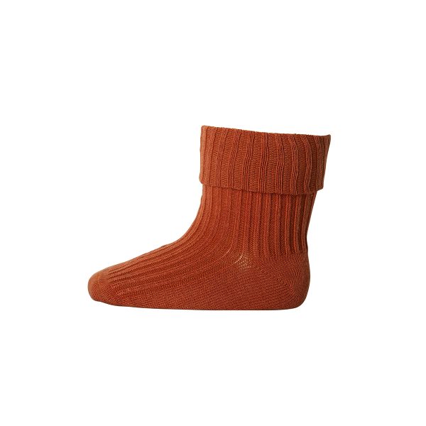 MP cotton rib - baby sok - mecca orange 17-18