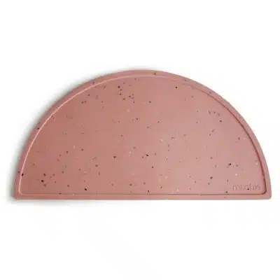 Mushie - Placemat - Powder Pink Confetti