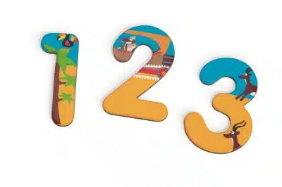 Scratch - Play&Learn Magneten 1 2 3 Safari