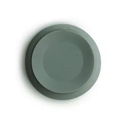 Mushie - Siliconen Bakje met Zuignap - Cambridge Blue