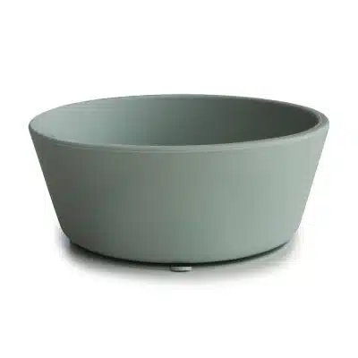 Mushie - Siliconen Bakje met Zuignap - Cambridge Blue