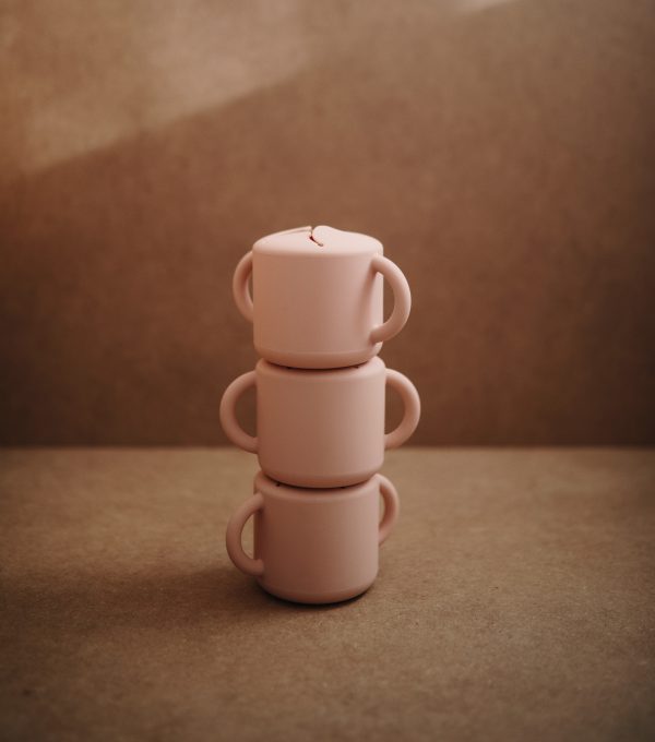 Mushie - Siliconen Snackcup - Blush