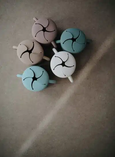 Mushie - Siliconen Snackcup - Cloudy Mauve