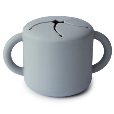 Mushie - Siliconen Snackcup - Stone