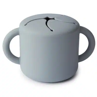 Mushie - Siliconen Snackcup - Stone