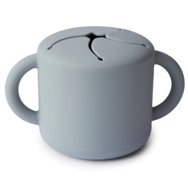 Mushie - Siliconen Snackcup - Stone
