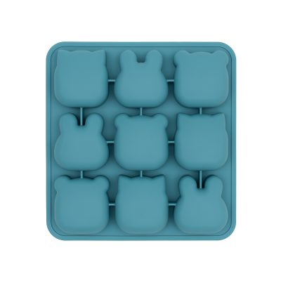 Siliconen vormpjes met deksel - Freeze&Bake Poddies - Blue Dusk