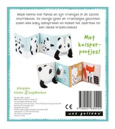 Wee Gallary - Baby's eerste knuffelboekje Panda
