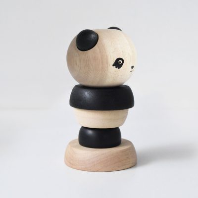 Wee Gallary - Wood Stacker - Panda