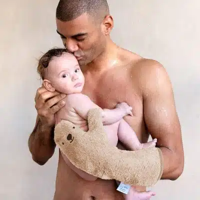 Nifty - Baby Shower Glove - Sand Bear