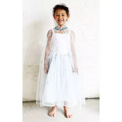 Ratatam - The Ice Princess Embroidered Cape – Blue