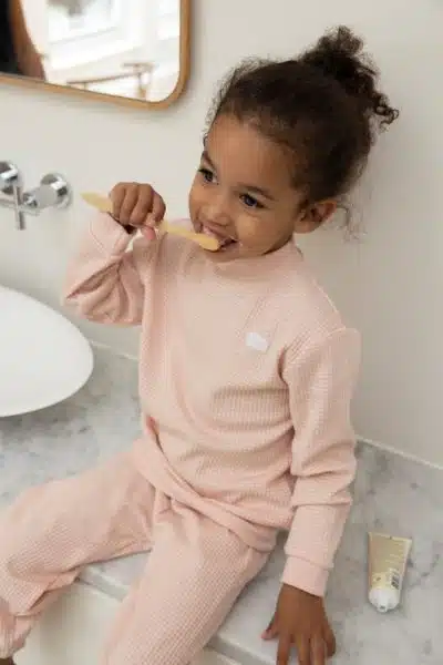 Feetje - Pyjama wafel - Oud roze 110