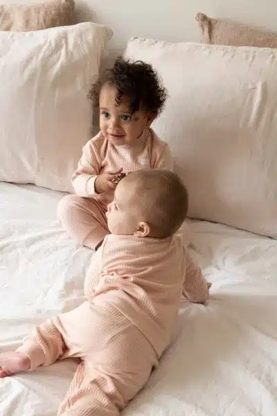 Feetje - Pyjama wafel - Oud roze 110