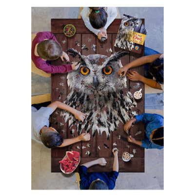 I am puzzle - Poster size - Owl