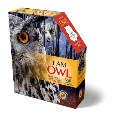 I am puzzle - Poster size - Owl
