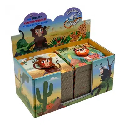 Vingerpopboekjes - Jungle/Wilde dieren