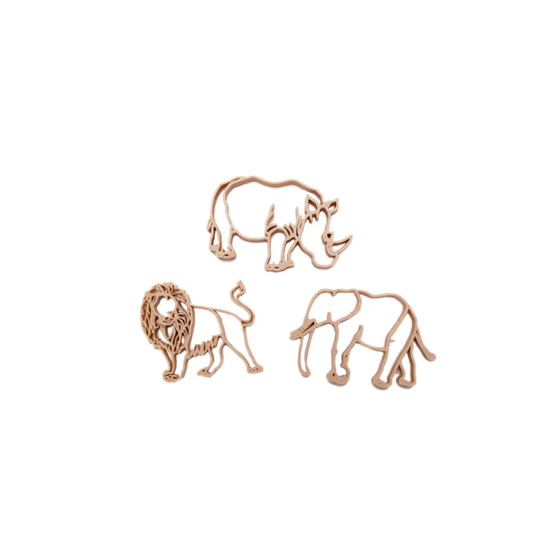 Grennn - safari dieren uitsteker