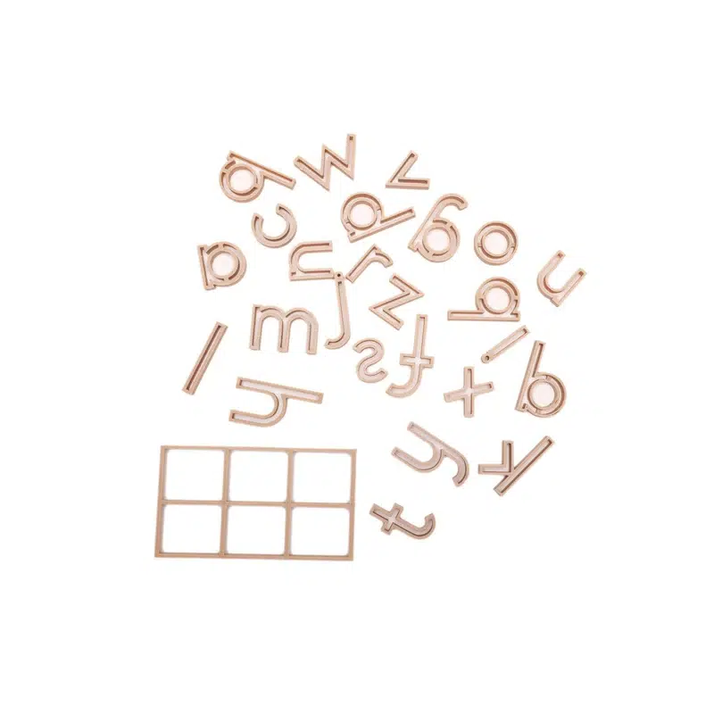 Grennn - School letter uitstekers