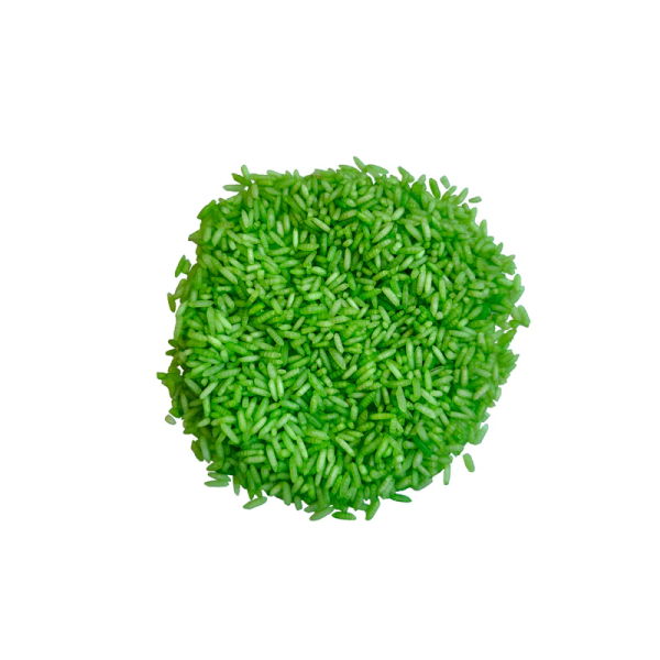 Grennn - Speelrijst fluor groen 500 gram
