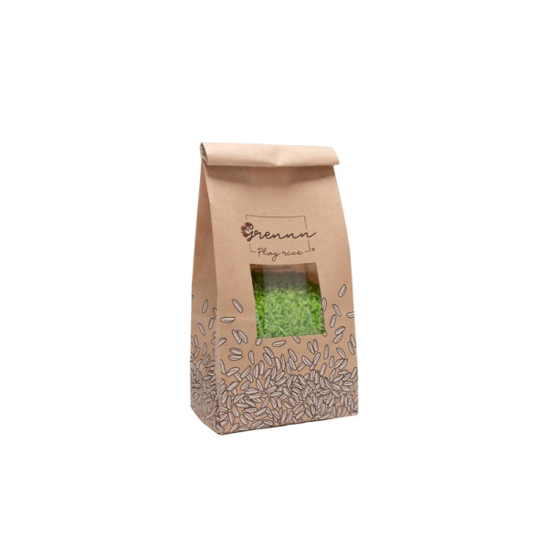 Grennn - Speelrijst fluor groen 500 gram